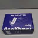 Tire Inflator Portable Air Compressor: Cordless Air Pump for Car Tires 150PSI - Tire Pump with Pressure Gauge for Car Bike Motorcycle Balls (Grey Blue)