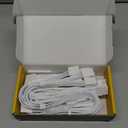 EZDIY-FAB PCIE 5.0 12VHPWR Sleeved Cable Kit, PC 16AWG Power Supply Cable Extension, 24PIN-ATX/(4+4) PIN-EPS/(12+4) PIN to 4X 8 PIN PCIE- RTX4090/4080/4070Ti Extension Cable-Pure White