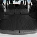 Cargo Mat for 2023-2025 2026 Lexus RX350/RX350H/RX500h(Not for RX450h & PHEV) Accessories,Full Coverage All Weather TPE Cargo Mat with Backrest Mat Trunk Mat Cargo Liner for Lexus RX350 Accessories