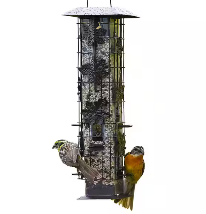 Perky-Pet Squirrel Be Gone Caged Bird Feeder 