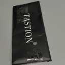 Men's Classic Satin 3.15" Soild Color Necktie Wedding Business Tie & Gift Box (Navy Blue)