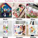 3 x HUAL 36 Acrylic Paint Markers Set 1mm Fine Tip, 36 Vibrant Colors Waterproof, Professional Non-Toxic Ink, Valve-Controlled for Rock, Wood, Glass, Canvas, DIY Art & Professional Crafts