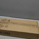 2pcs 5 Arm Floor Candelabra,Acrylic Floor Candle Holder for Wedding Centerpiece Tall Clear Candle Holders for Ceremony Birthday Party Home Decoration Fit 0.8 LED Candles