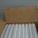 IRIS USA Board Game Storage Craft Organizer Box with Snap-Tight Latch Lid, 10-Pack Portable Plastic Case Bin for Puzzles, Magazines, Hobbies, Art Supplies, Fits 8.5" x 11" & A4 Papers, Slim, Clear