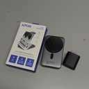 KPON Foldable 3in1 Charging Station for Magsafe, Travel Phone and Watch Charger for Apple, Wireless Charging Dock for Multiple Devices iPhone 17 16 15 14 13 12 Series/Apple Watch/Airpods (Grey)