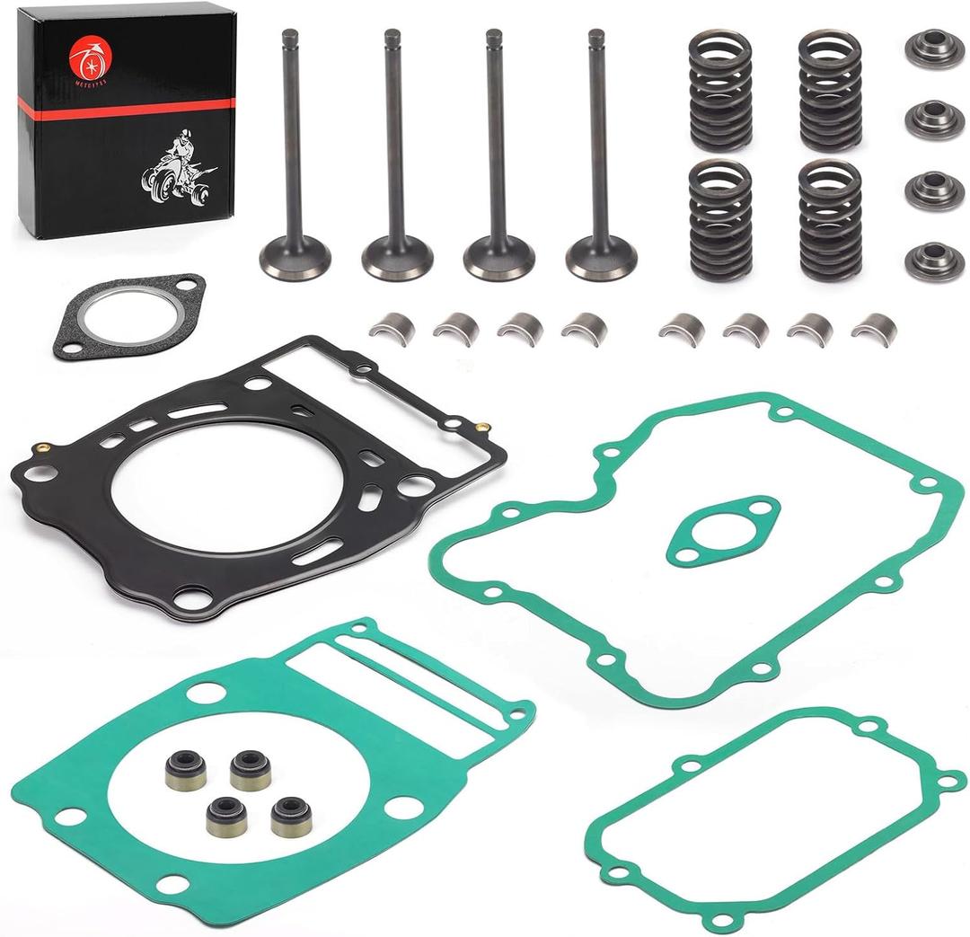 Intake Exhaust Valve Kit w/Gasket for Polaris Sportsman Magnum Scrambler Big Boss ATP Ranger 400 425 500 1995-2014