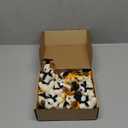 24 Pcs Graduation Mini Dog Stuffed Animal Tiny Congrats Grad Doll Small Soft Plush Animal Keychain with Graduation Cap for Kindergartners College High School Graduation Gifts Party Favors