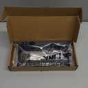 iwillink 10Gbps Patch Panel 12 Port, 10-Inch Through Coupler RJ45 Cat6 Patch Panel with Back Bar, Wallmount or Rackmount, Compatible with Cat5, Cat5e, Cat6 Cabling