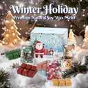 ARVIDSSON Winter Scented Wax Melts, Holiday Soy Wax Cubes for Wax Warmer, Strong Scent Fragrance Wax Tarts, Candle Melts Gift Set, Apple Cinnamon, Christmas Wreath, Gingerbread, Candy Cane, Cranberry