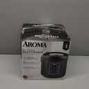 AROMA 12-Cup (Cooked) Digital Rice & Grain Multicooker (ARC-966BD), Black