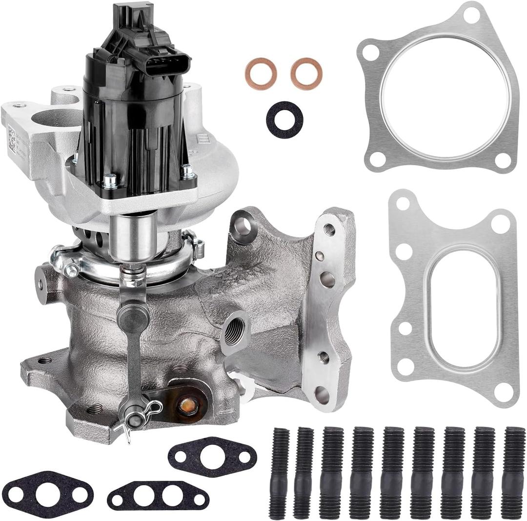TD025L4B Complete Turbo Turbocharger Kit with Actuator & Gasket Compatible with Honda Civic 2016-2021 L4 1.5L, Turbo Charger Replace# 49373-07012, 49373-07013