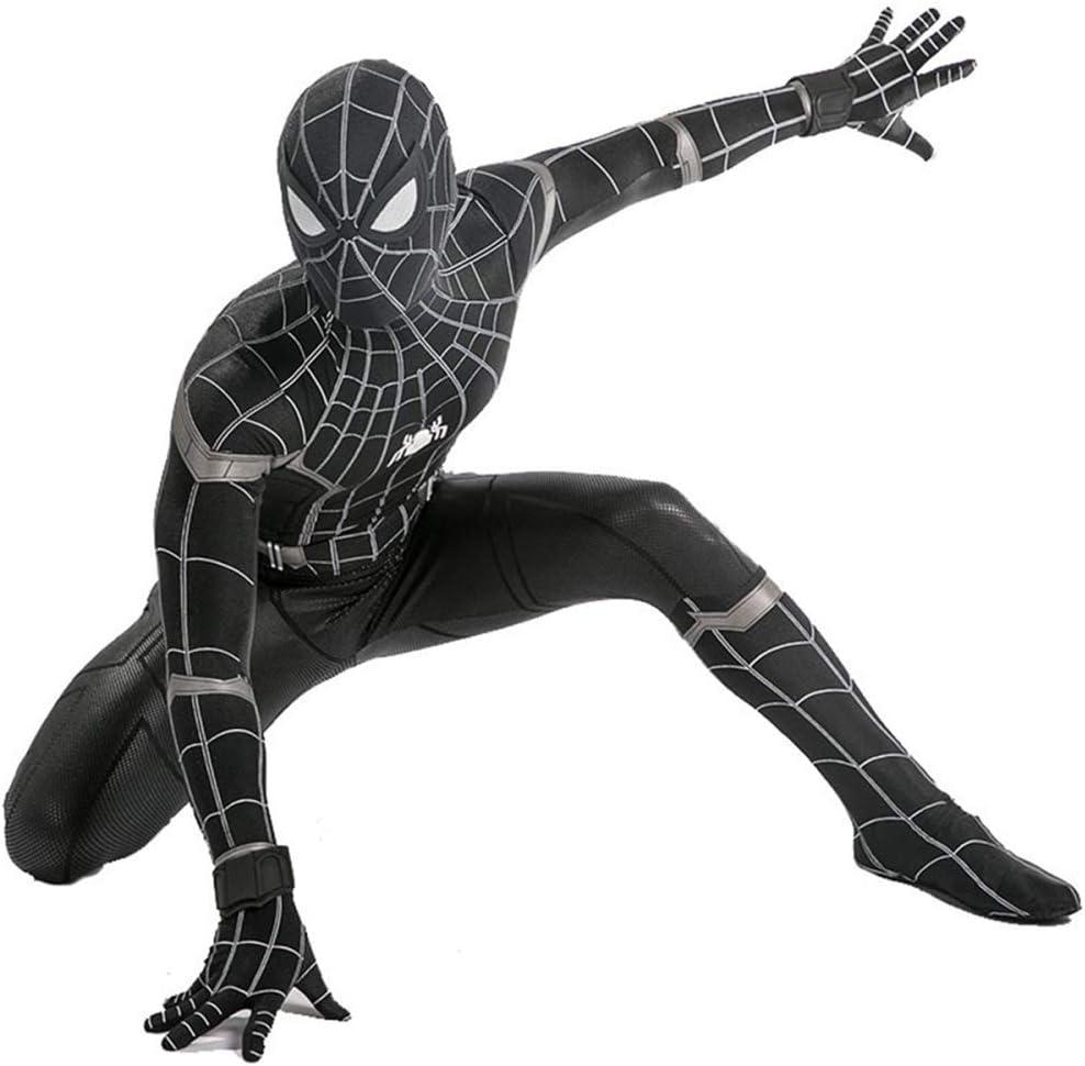 Children's Adult Spiderman Costume, Halloween, Carnival, Cosplay, Spider-Man Fancy Dress, Party Suit, Stage Performance Tights, Spandex/Lycra
Size 140 cm