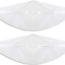 Simple Houseware 2 Pack Stuffed Animal Toy Hammock Net, Corner Wall Storage for Kids Room, White