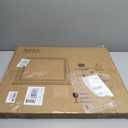 ROLOVE 22x17 Inch Lighted Vanity Mirror with Dimmable LED Lights - 3 Color Modes, Smart Touch Control & 360° Rotating Base - Desk Makeup Mirror (White)