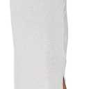 Amazon Essentials Women's Jersey Standard-Fit Short-Sleeve Crewneck Side Slit Maxi Dress (Large, Grey Heather)