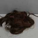 FESHFEN Ponytail Extensions, Long Claw Clip in Ponytail Hairpiece Synthetic Pony Tails Hair Piece Natural Wavy Hairpieces for Women, 20 inch Brown & Light Auburn Mixed