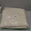 100% Blackout Curtains 84 Inch Length 2 Panels Set Farmhouse Style for Bedroom Windows/Living Room Thermal Insulated Neutral Boho Drapes Linen Blend Natural Ivory 7ft Long Hook Belt Pleated/Back Tab