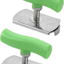 Cap Crack Opener, Adjustable Stainless Steel Twist Lid Opener, Mutil Lid Opener, Non-slip Ergonomic Grip Bottle Opener for Weak Hands