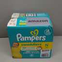 Pampers Baby Diapers - Swaddlers - Size 0, 140 Count, Ultra Absorbent Disposable Newborn Diaper