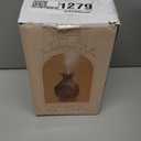 200ml Essential Oil Diffuser for Home, Wood Grain Cover Aromatherapy Diffuser, Cool Mist Humidifier with Safe Auto Shut-Off and 2 Mist Modes & 7 Color LED Night Lights for Office Room (VASE01)