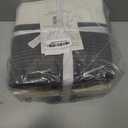 3Pack Cube Storage Bins, Square Storage Baskets for Christmas Decorative,Foldable Trunk organizer for Car,11 Inch Cotton Rope Woven Storage Basket for Organizing - Grey Baskets for Shelves,Camping (3PCS-White+Gray)