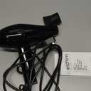 Elchim Classic 2001 High Pressure Hair Dryer - 1875 Watt Quick Dry Professional Salon Blow Dryer (Black)