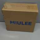 MIULEE Back Tab Cream Beige Curtains 84 Inch Length 2 Panels Set for Living Room Bedroom, Ivory Rod Pocket/Pinch Pleated Light Blocking Thermal Insulated Room Darkening Blackout Curtain 84 Inches Long