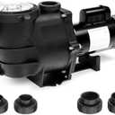 Pipopa 2hp Inground Pool Pump | Dual Voltage | 6420GPH Flow | 66ft Head Lift | Swimming Pool Pump for Inground Pools| 115V/230V AC 60HZ