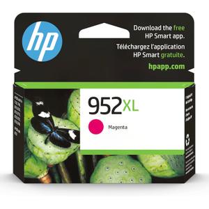HP 952XL Magenta High-yield Ink Cartridge | Works with HP OfficeJet 8702, HP OfficeJet Pro 7720, 7740, 8210, 8710, 8720, 8730, 8740 Series | Eligible for Instant Ink | L0S64AN