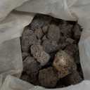 10 lbs Durable Black Lava Stones for Indoor Gas Fireplaces, Fire Pits, and Fire Pit Tables, Gas Fireplace Rocks, 0.8-1.2 Inch Fire Pit Stones for Outdoor Grills and Landscaping