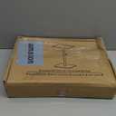 RCHYFEED Small Side Tables for Small Spaces, End Table Metal Side Table Set of 2, Height Adjustable 17-29.6 Inch Side Tables TV Tray Table for Couch, Sofa, Bedroom, Living Room, Indoor & Outdoor