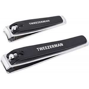 Tweezerman Stainless Steel Combo Set with Fingernail and Toenail Clippers