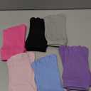 6 Pairs Women Toe Socks Non Slip Yoga Socks with Grip Men Pilates Toe Socks for Dance Gym (5-9, Assorted Colors)