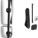 Chrome Door Mirror Assembly for International Truck 4300 4400 7400 7600 8500 8600, Passenger Right Side