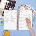 PLANBERRY Large Weekly Planner Premium  Undated Life & Budget Planner  Organizer & Productivity Journal, 8x10.4 (African Terracotta)