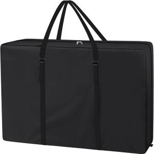 Explore Land Heavy Duty Chair Storage Bag for Folding Longue Zero Gravity Light Weight Transport Folding Rollator Walker (Black) (1 Pack: Black)