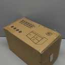 Bamboo Desk Organizer with Drawers Wooden Desktop Storage Drawers for Bills Office Supplies Kitchen Utensils Organizing Tool for Home Classroom Organization No Assembly (3 Drawers, Black)