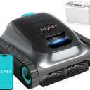 Aiper Scuba S1 2025 Robotic Pool Cleaner, Wall & Waterline Cleaning, Ultra-fine Filtration, Extended 180-Min Battery Life, WavePath 2.0 Tech Smart Navigation, App Support, OTA Upgrade (Space Gray)