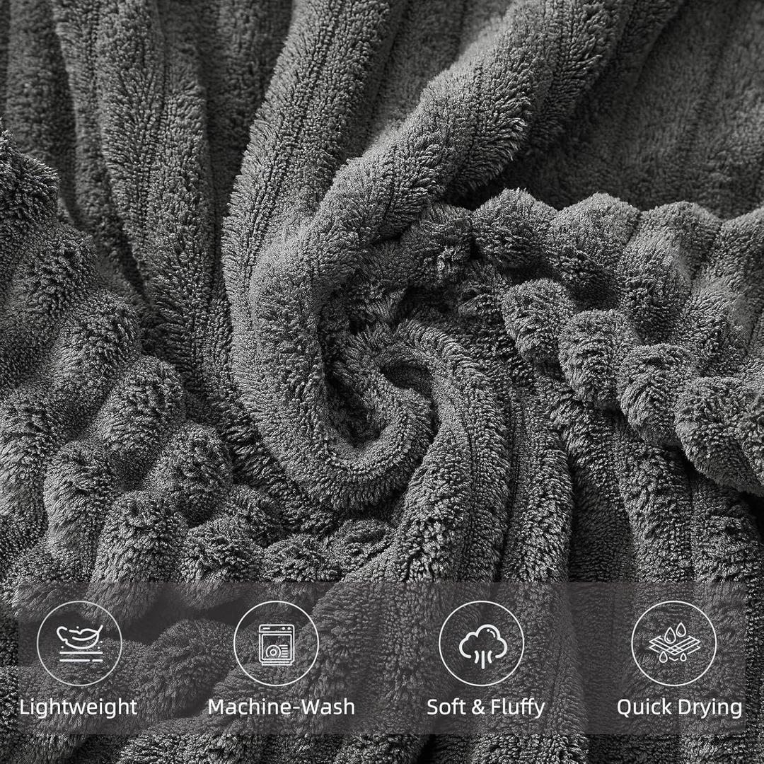 Extra Large Bath Towel Set of 2 (40"x80"),Oversized Bath Sheet Super Soft Highly Absorbent Microfibers Quick Dry Luxury Shower Towel for Bathroom Spa Gym Hotel Yoga  