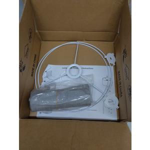 PATIKIL Drum Lamp Shades for Table Lamps 12"x12"x8" Linen Lampshade Easy Assembly Lamp Shade with E27 to E26/ E14 Adapters for Floor Lamps Bedside Lamps Pendant Lights, Gray (1.65" Spider)