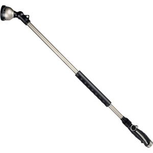 RESTMO 36 Long Watering Wand, Metal Garden Hose Wand with 180 Swivel Head and 10 Spray Patterns, 3ft Heavy Duty Hose Nozzle Sprayer with Thumb Flow Control, Ideal to Water Hanging Baskets, Shrubs
