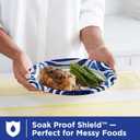 Dixie Ultra, Large Paper Plates, 10 Inch, 100 Count, 3X Stronger*, Heavy Duty, Microwave-Safe, Soak-Proof, Cut Resistant, Disposable Plates For Heavy, Messy Meals