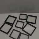 Enenes 5 Pack 3D Floating Coin Display Case with Stands, Clear Acrylic Frame for Military Medals, Jewelry, Medallions & Specimens - Premium Shadow Box Collection