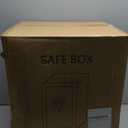 Safe Box, Biometric Fingerprint Fireproof Home Safe for Money 2.0 Cubic Feet Small Personal for Cash Documents Jewelry Medicine Digital Touchpad Security with Built-In Handgun Rack, Size: 15"D x 12.6"W x 17.7"H