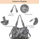 Angel Kiss Handbags for Womens Top-Handle Hobo Purse Roomy Casual Shoulder Bags PU Tote Satchel Purse for Women