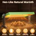 Fuzzy Bird Chick Brooder (12''*8'') Brooder Heater for Chicks Ducks and Birds Incubation Heating Keep Chicks Warm Newly Upgraded Temperature Adjustable Height Adjustable Chick Heating Plate - Green