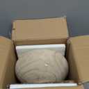 Creative Co-Op Small Paulownia Wood Vase (Each one Will Vary)