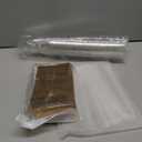 Baderke 50 Sets Clear Plastic Coffee Cups with Leak-proof Paper, Cup Sleeves, Lids, and Straws, Disposable PET Cups for Iced Coffee, Cold Drinks, Juice, Smoothie, Milkshake, Cafes, Party(18 oz)