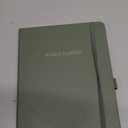 2026 Planner, Appointment Book, Hourly, Daily, Weekly and Monthly, Jan 2026 - Dec 2026, Medium Size (5.7" x 8.3"), 2026 Calendar, Leather Hardcover, 12 Self-Adhesive Monthly Tabs (Light Green)