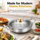 Titanium Pans for Cooking, Upgrade Double Handle Non Stick Titanium Hammered Pan, Ultra-Durable, Scratch-Resistant, Even Heating Skillet, Induction & Oven-Safe, Dishwasher Safe, PFOA Free Cook